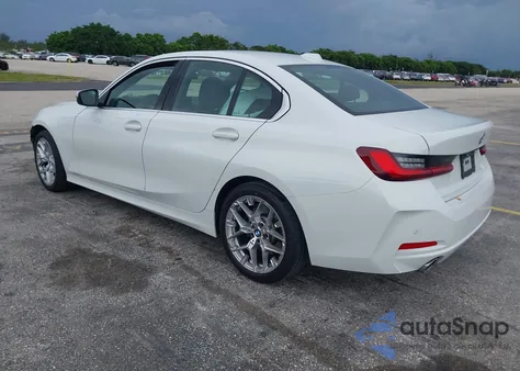 2025 BMW 330I из США, поврежденный, VIN 3MW69CW00S8F10279